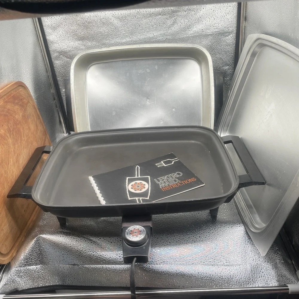 Lektro Miracle Maid 13669 Electric Skillet West Bend‎ Board Heat Controller Tray